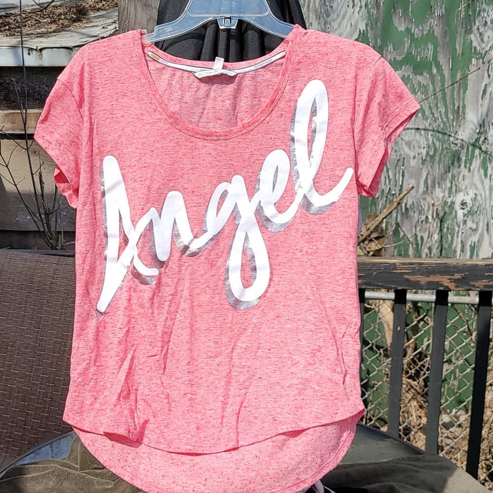 Women's Victoria secret cropped angel tee